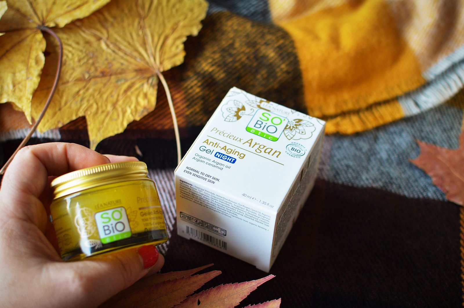 Apžvalga: “So’Bio Etic” naktinė veido žele “Argan Anti-Aging”