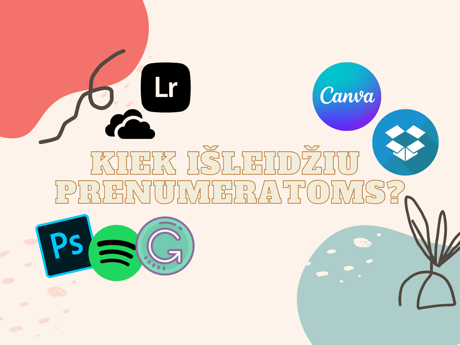 Piratavimo laikai baigėsi: kiek išleidžiu įvairioms programoms ir paslaugoms